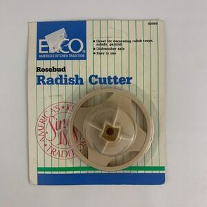 Vintage EKCO Rosebud Radish Cutter‎ #00060 America's Kitchen Tradition 1986